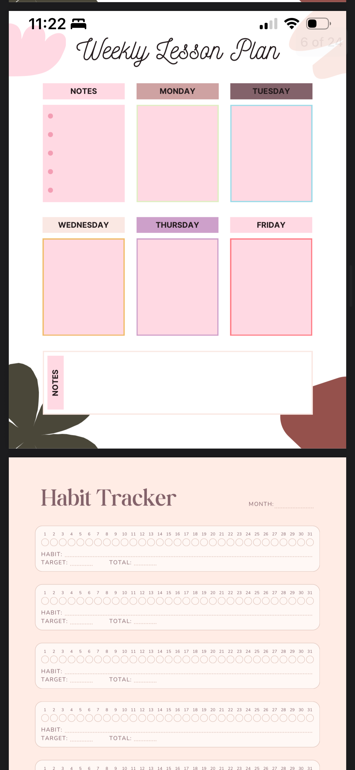 Digital planner