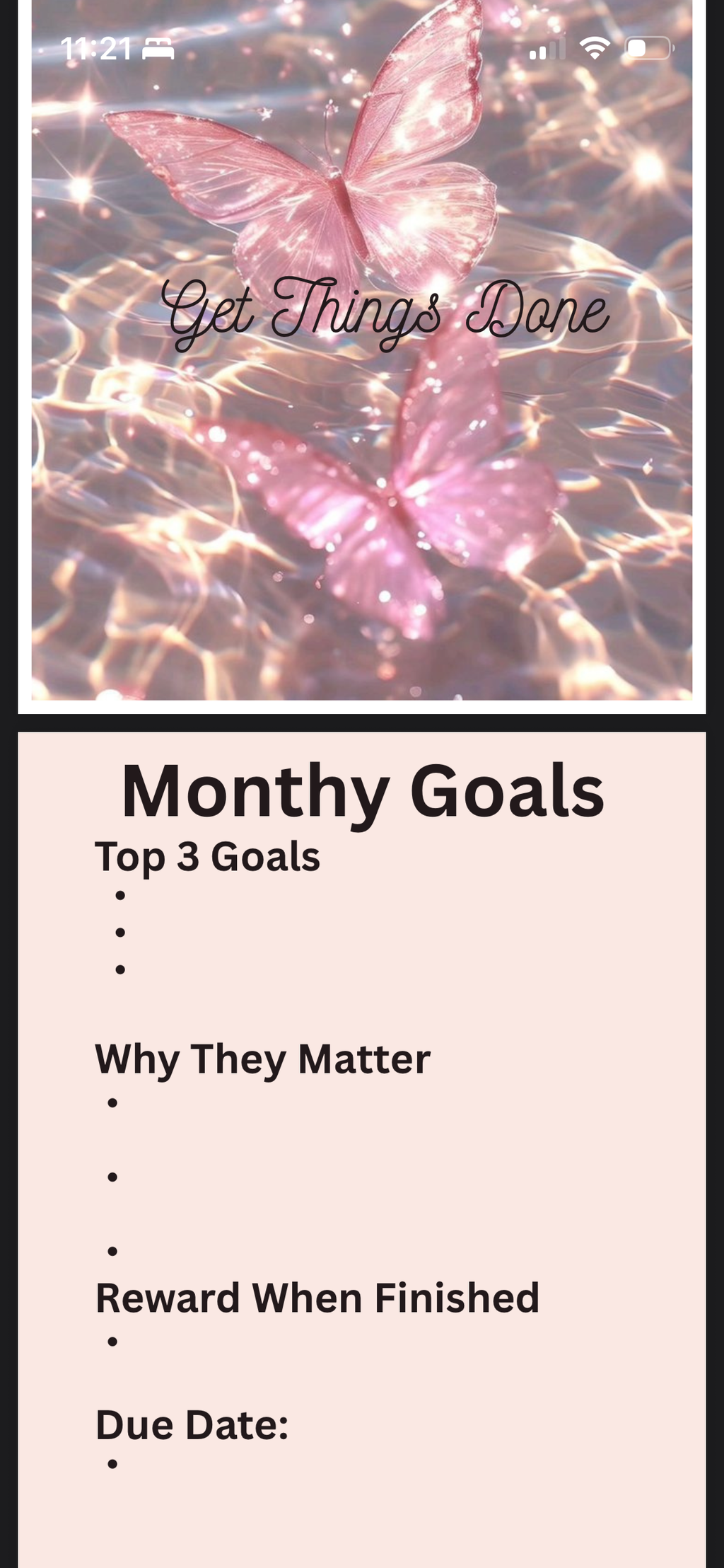 Digital planner