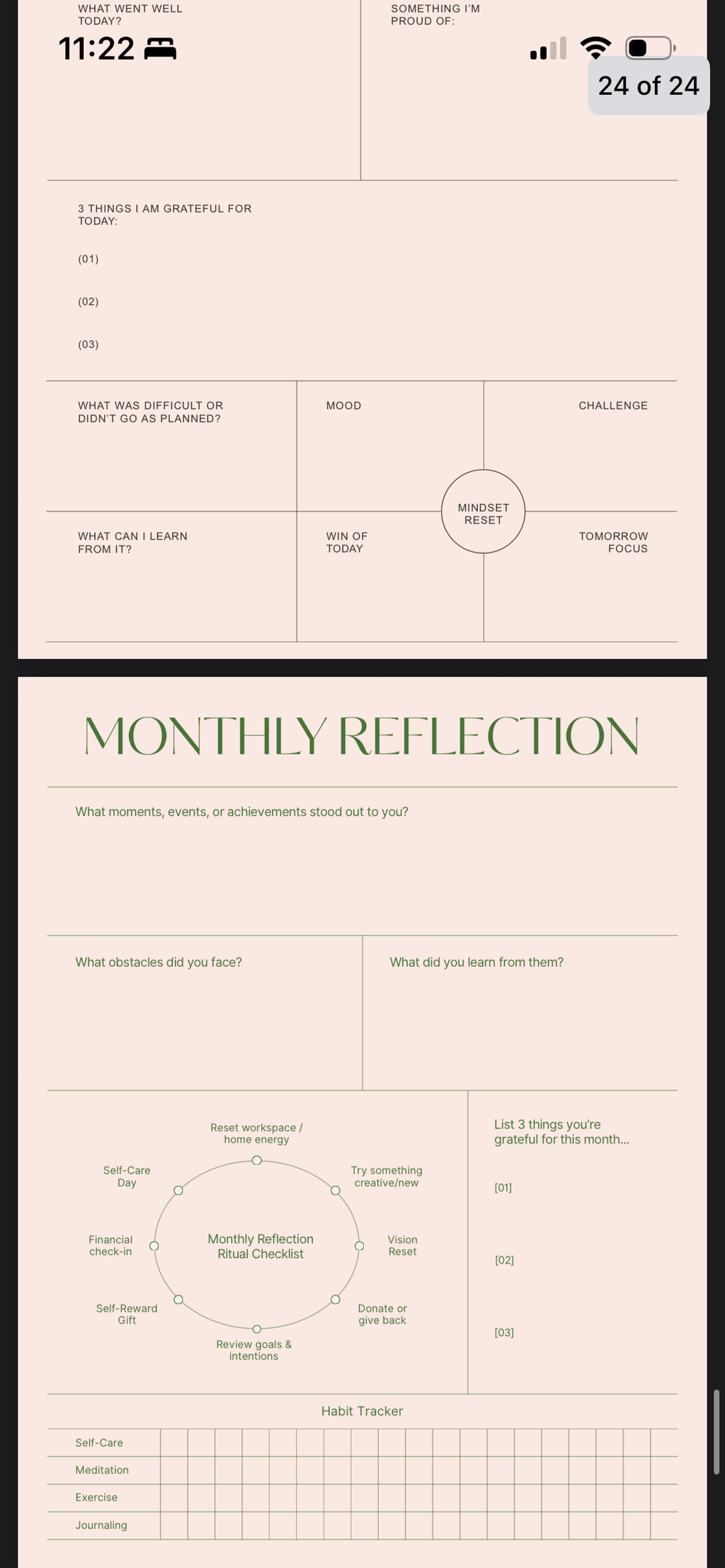 Digital planner
