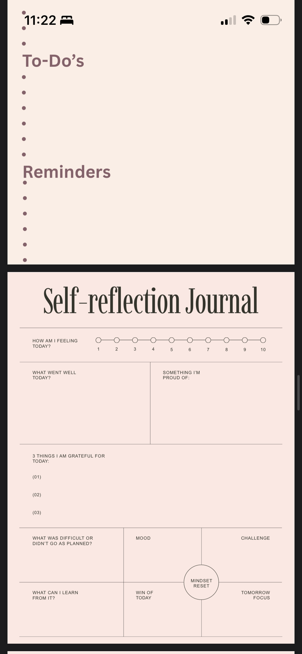 Digital planner